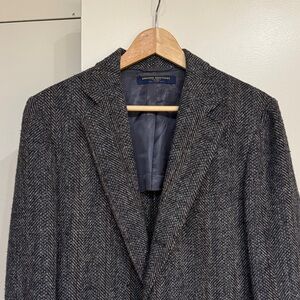 Brooks Brothers Gray Herringbone Blazer